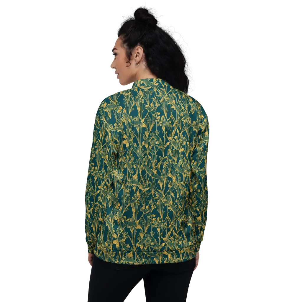 Gilded Pondlife on Bomber Jacket — Back