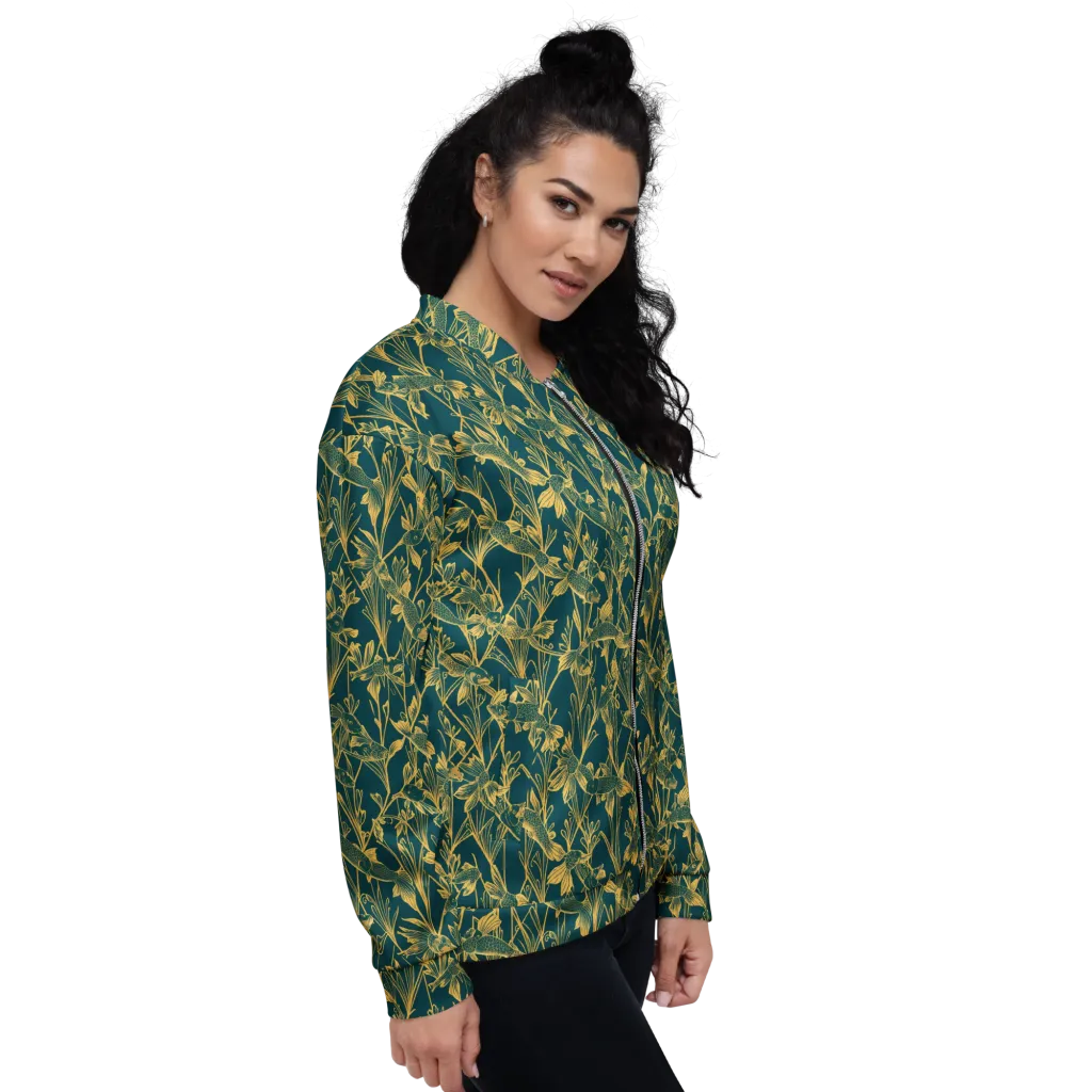 Gilded Pondlife on Bomber Jacket — Right