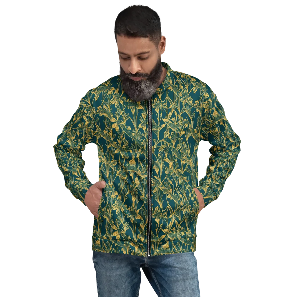 Gilded Pondlife on Bomber Jacket — Front