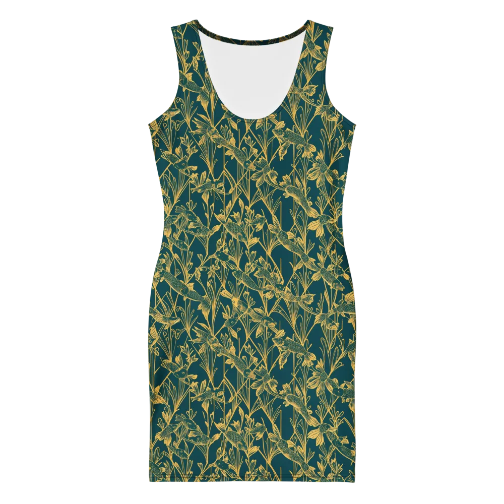 Gilded Pondlife on Bodycon Dress — Front