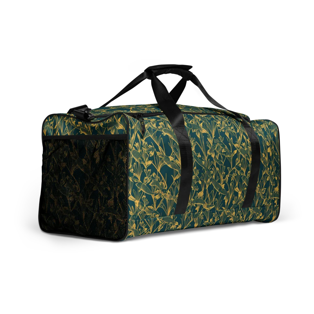 Gilded Pondlife on Duffle Bag — Right Front