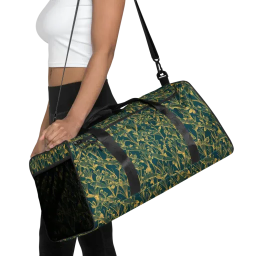 Gilded Pondlife on a Duffle Bag