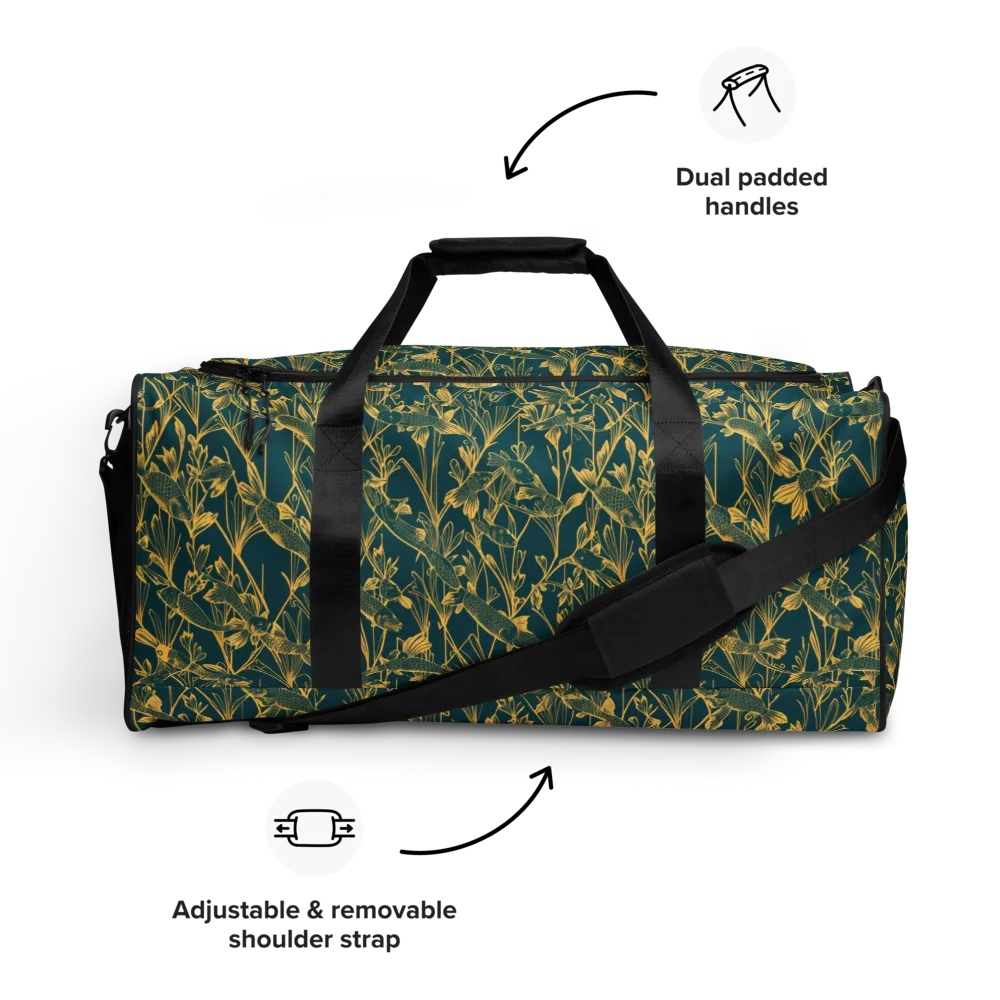 Gilded Pondlife on Duffle Bag — Front