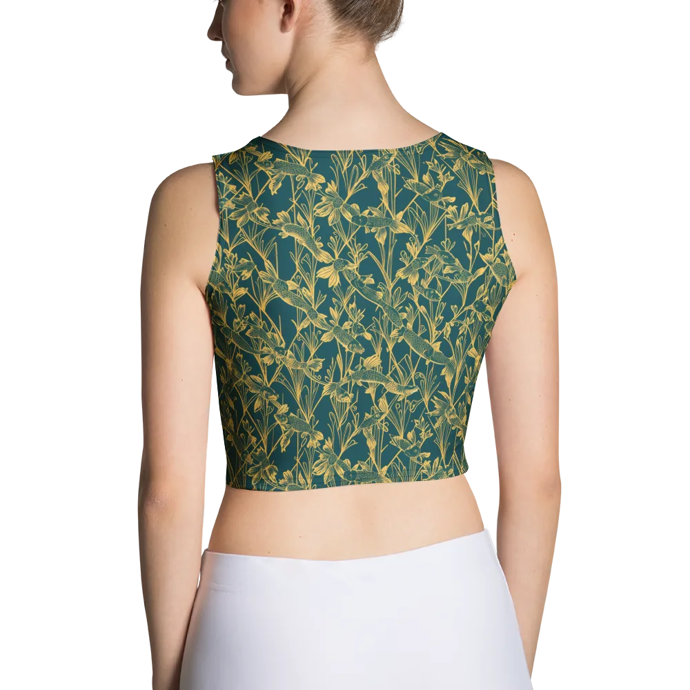 Gilded Pondlife on Crop Top — Back