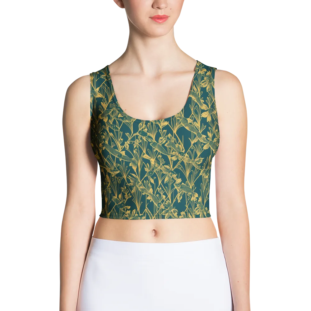 Gilded Pondlife on Crop Top — Front