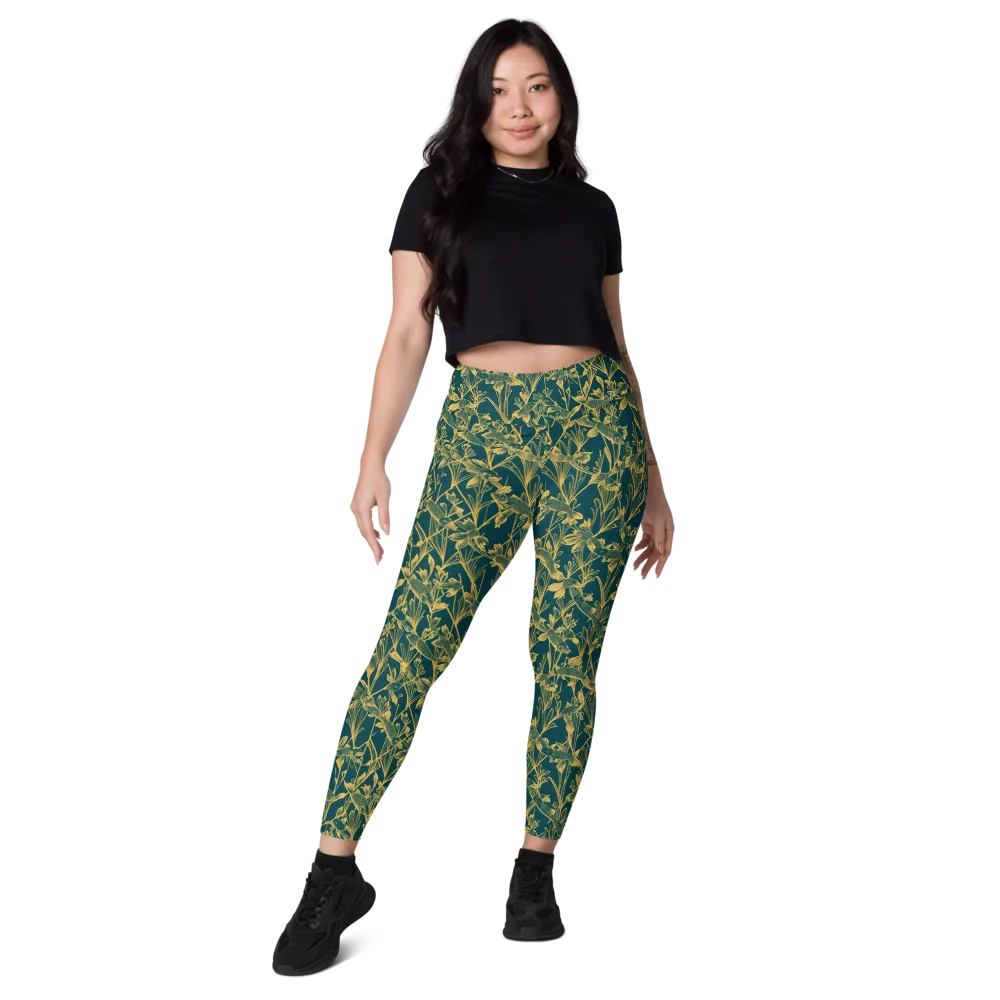Gilded Pondlife on Leggings with Pockets — Front