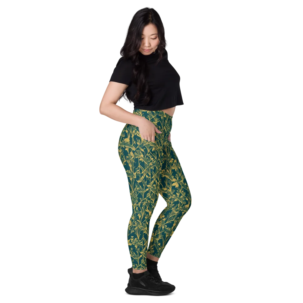 Gilded Pondlife on Leggings with Pockets — Right