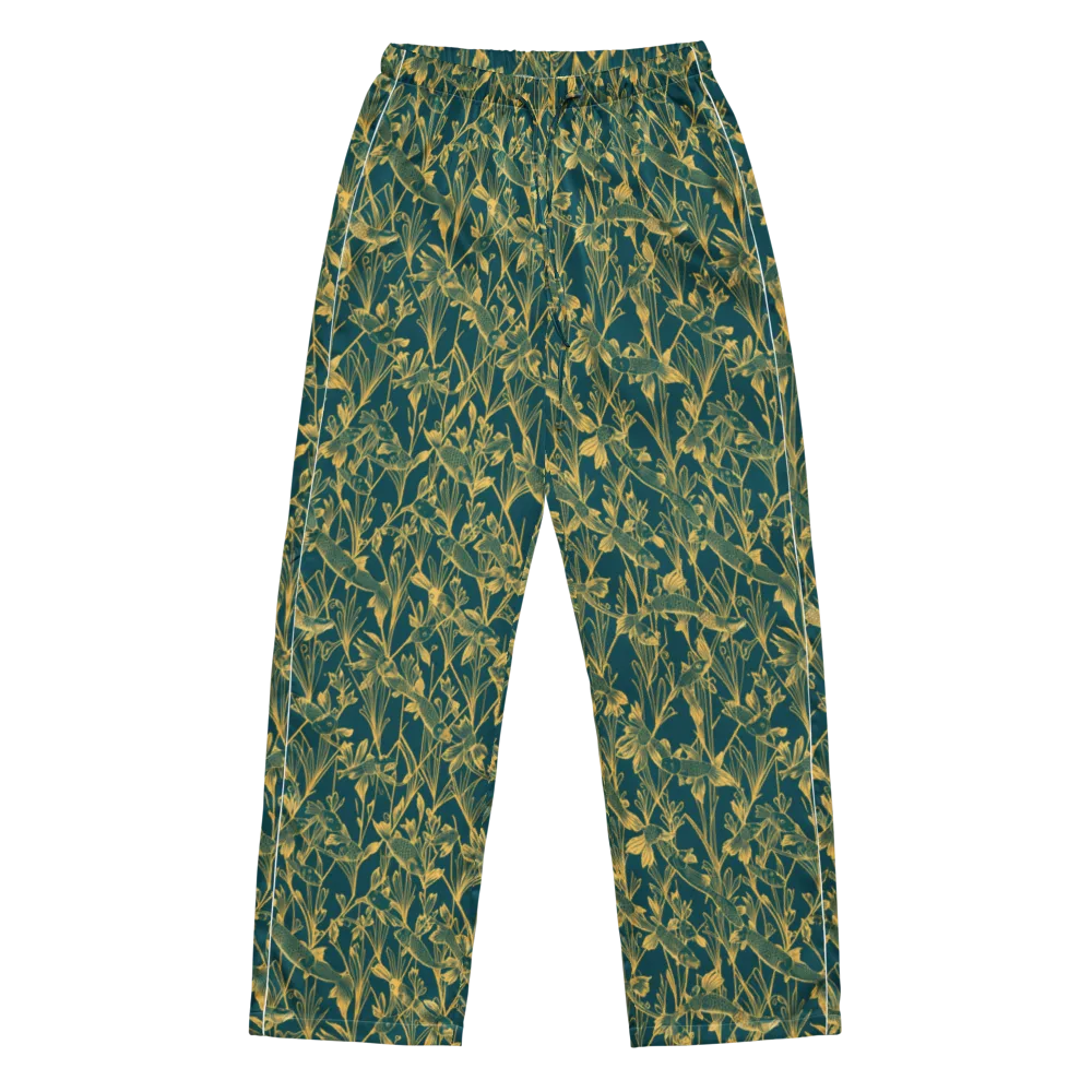 Gilded Pondlife on Women's Pajama Pants — Front
