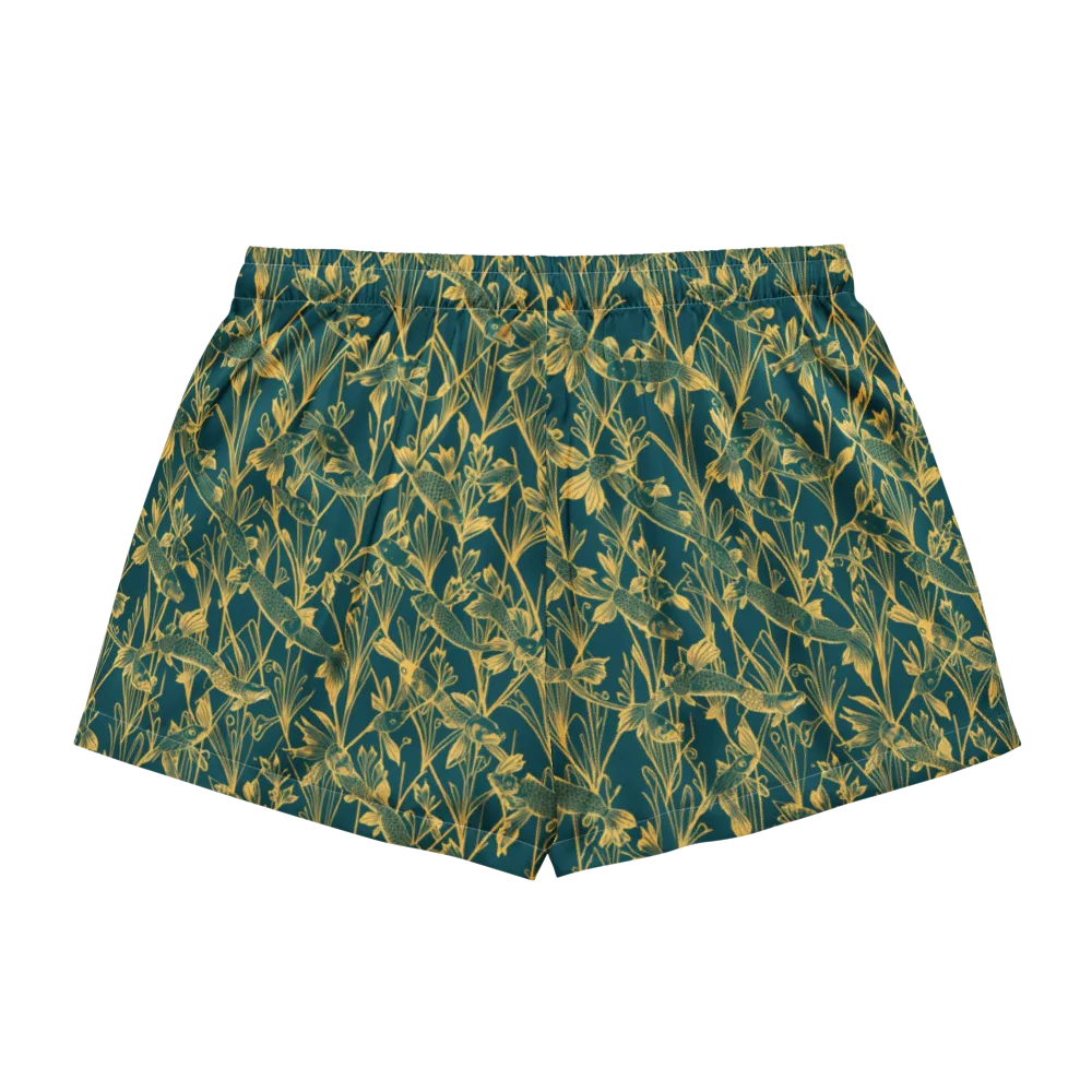 Gilded Pondlife on Women's Pajama Shorts — Back