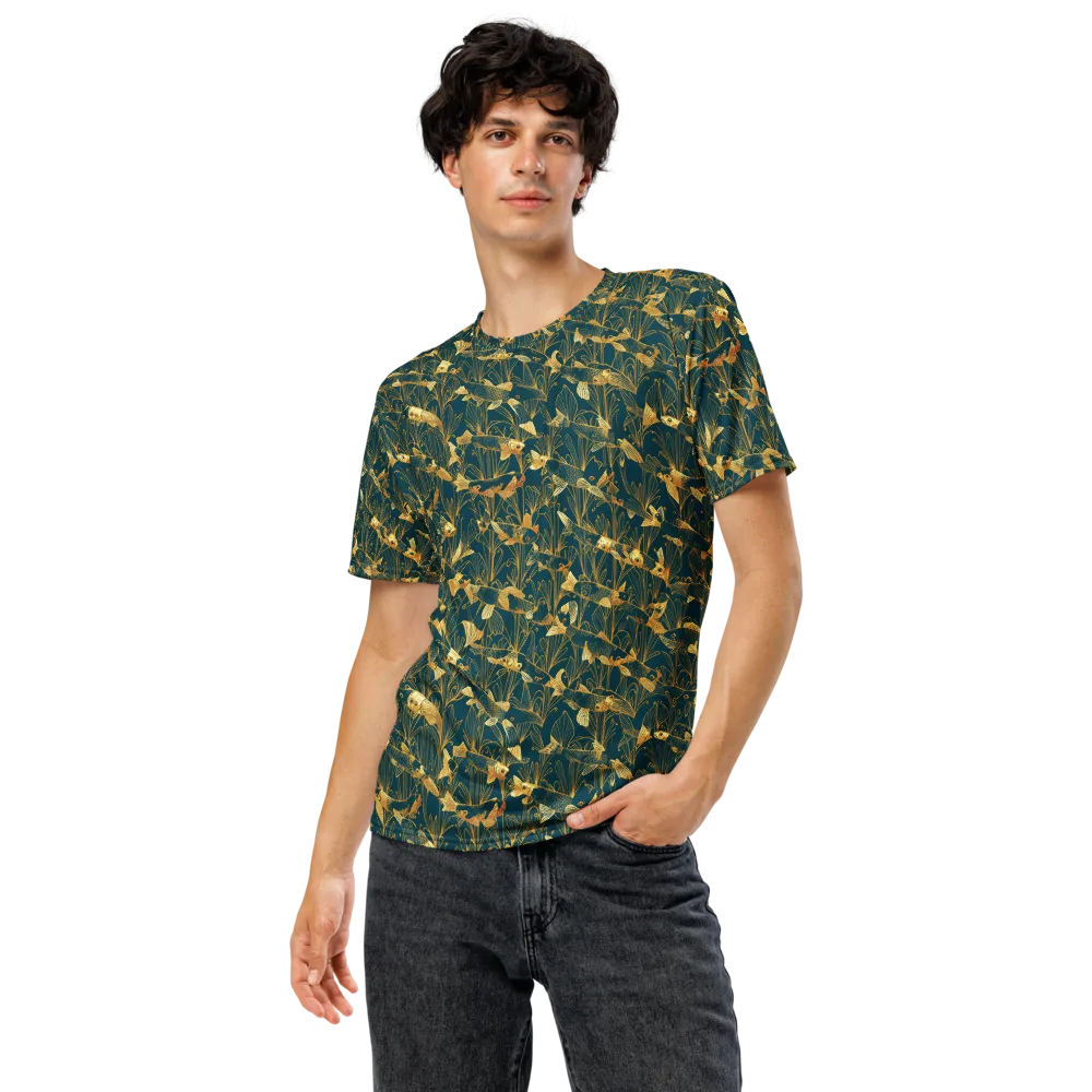 Midnight Pond on Men's Crew Neck T-Shirt — Front