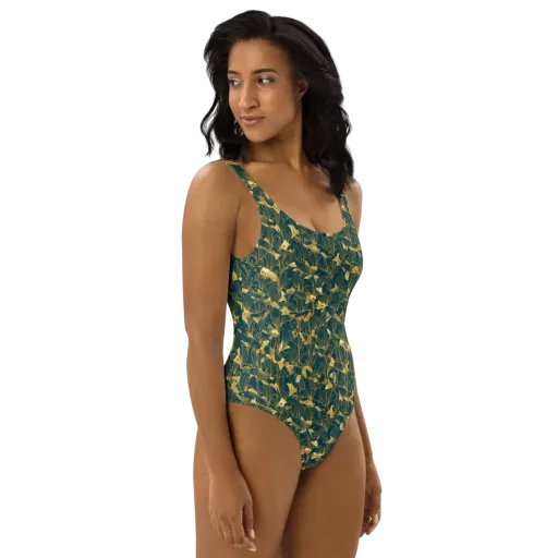 Midnight Pond on a One-Piece Swimsuit