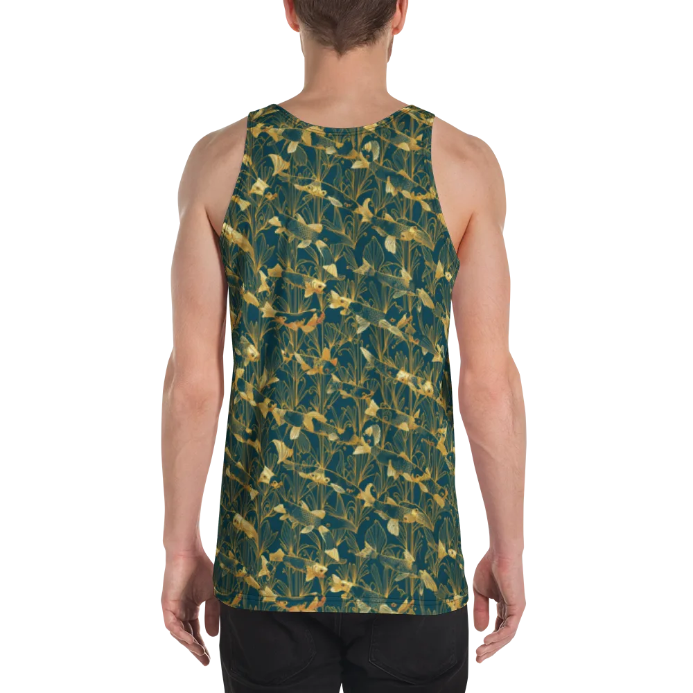 Midnight Pond on Men's Tank Top — Back