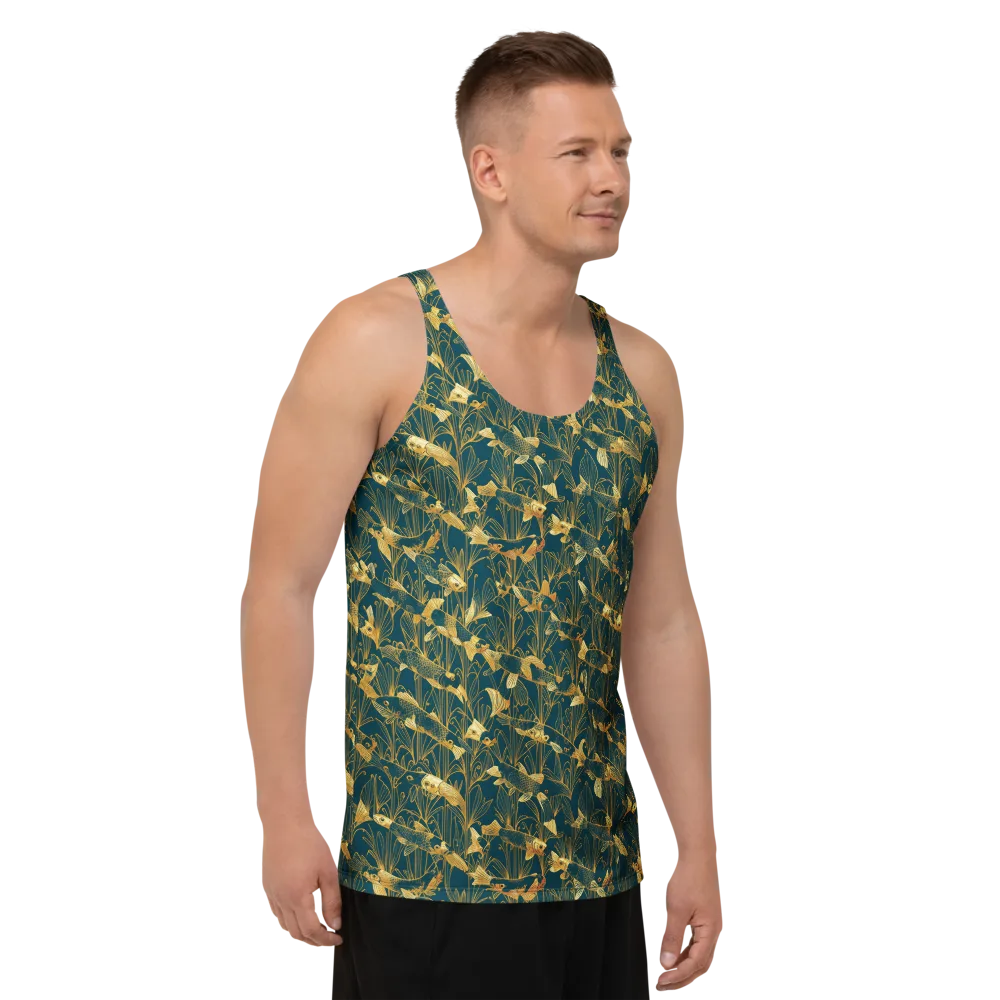 Midnight Pond on Men's Tank Top — Right Front