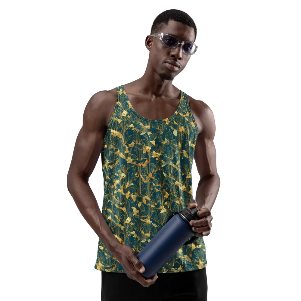 Midnight Pond on Men's Tank Top — Front