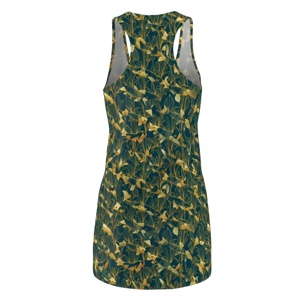 Midnight Pond on Racerback Dress — Back