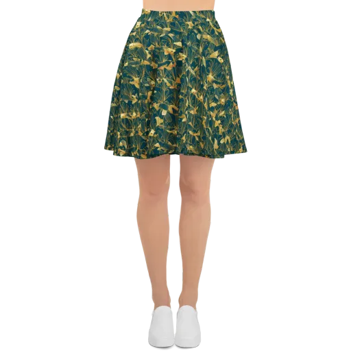 Midnight Pond on a Skater Skirt