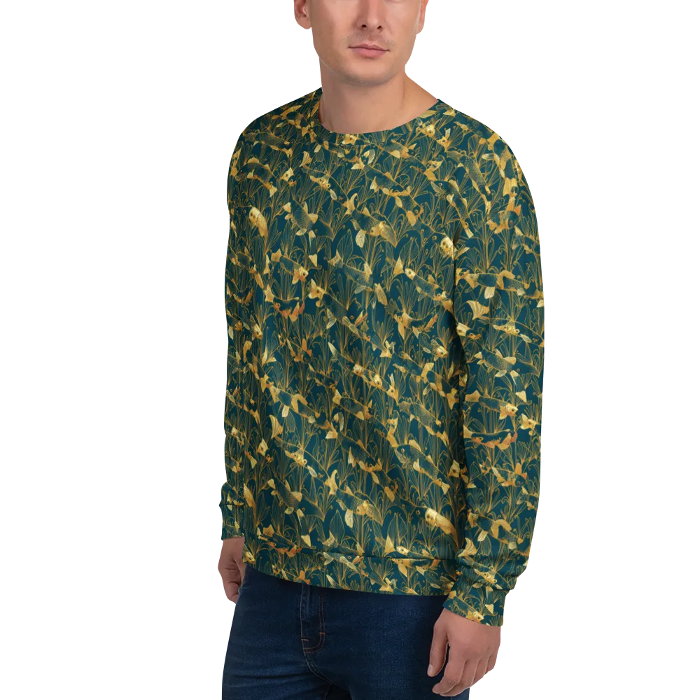 Midnight Pond on Sweatshirt — Left Front