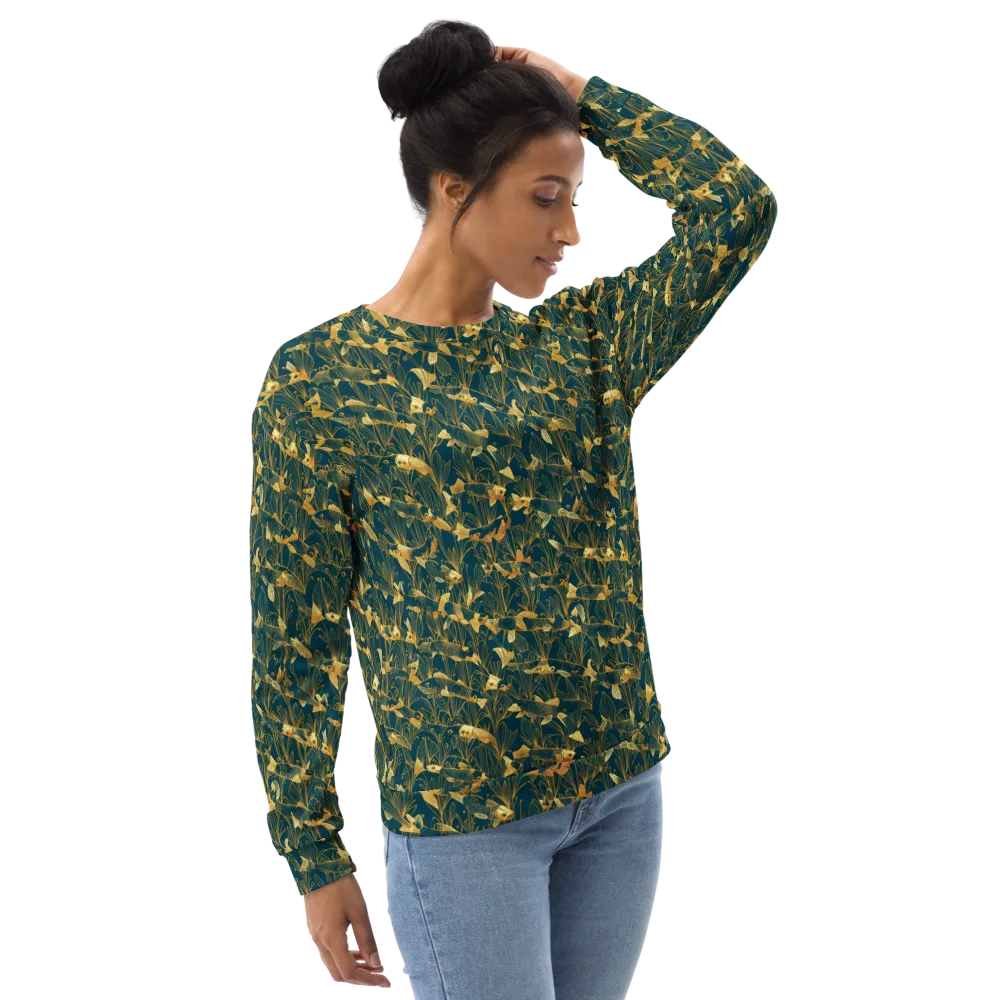 Midnight Pond on Sweatshirt — Right Front