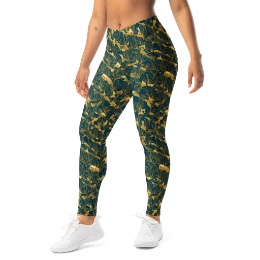 Midnight Pond on a Leggings