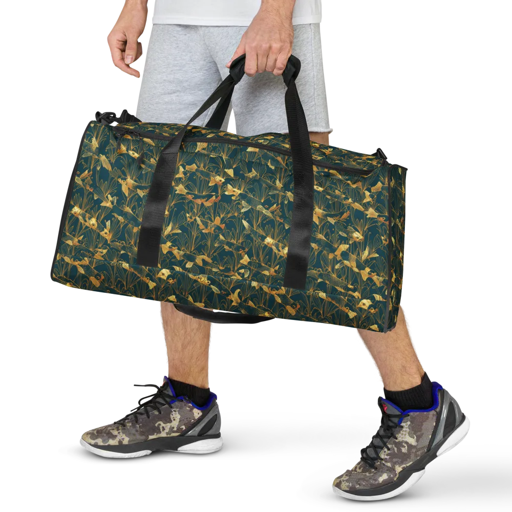 Midnight Pond on Duffle Bag — Front