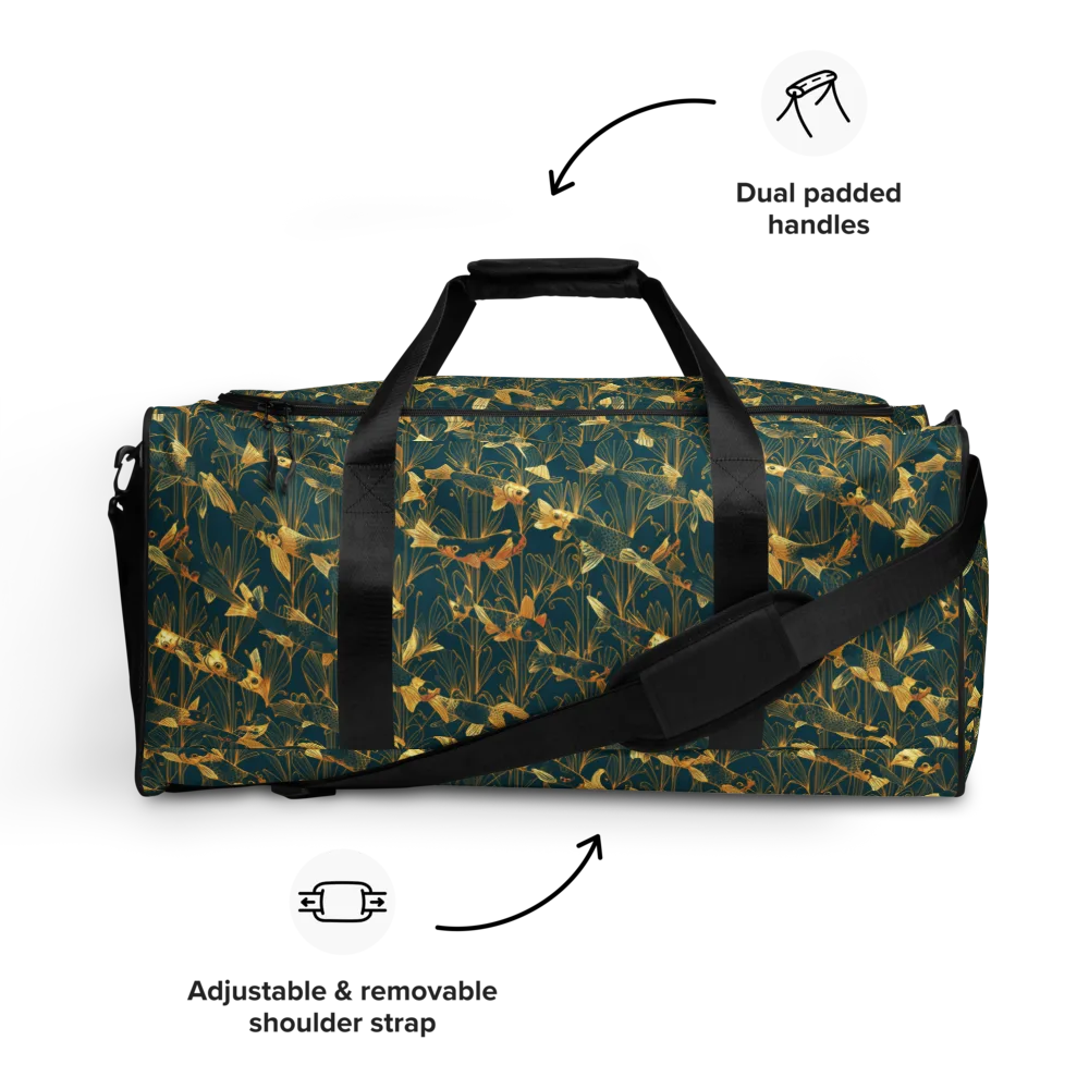 Midnight Pond on Duffle Bag — Front