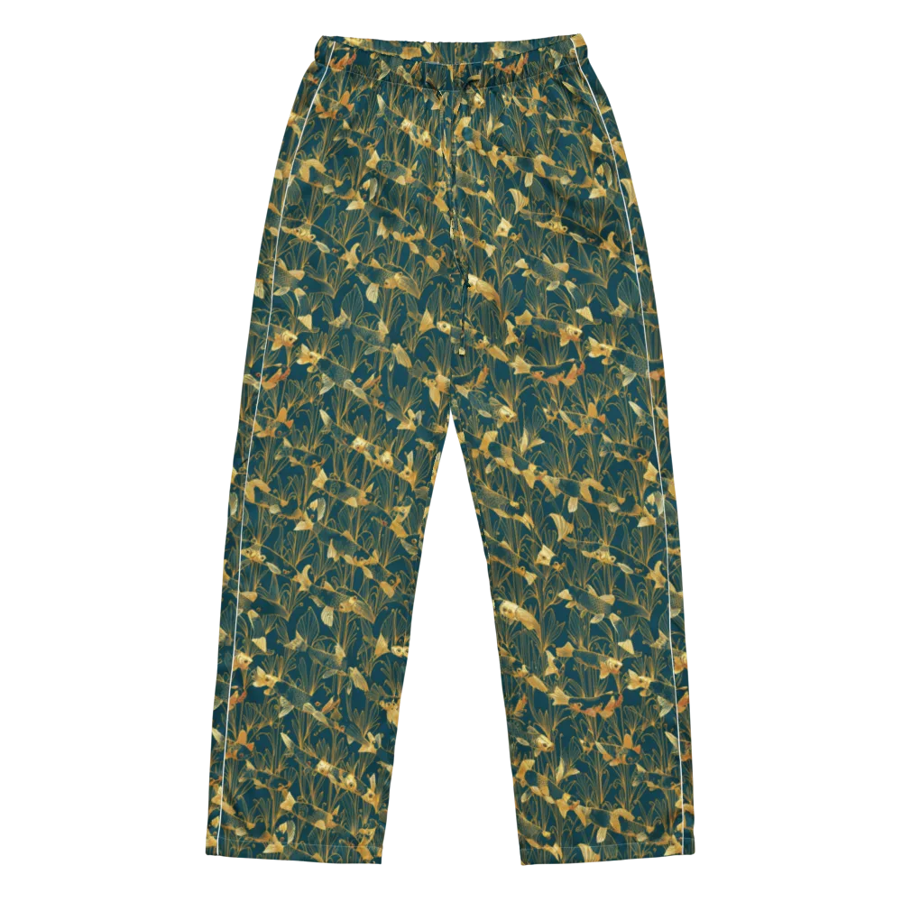 Midnight Pond on Women's Pajama Pants — Front