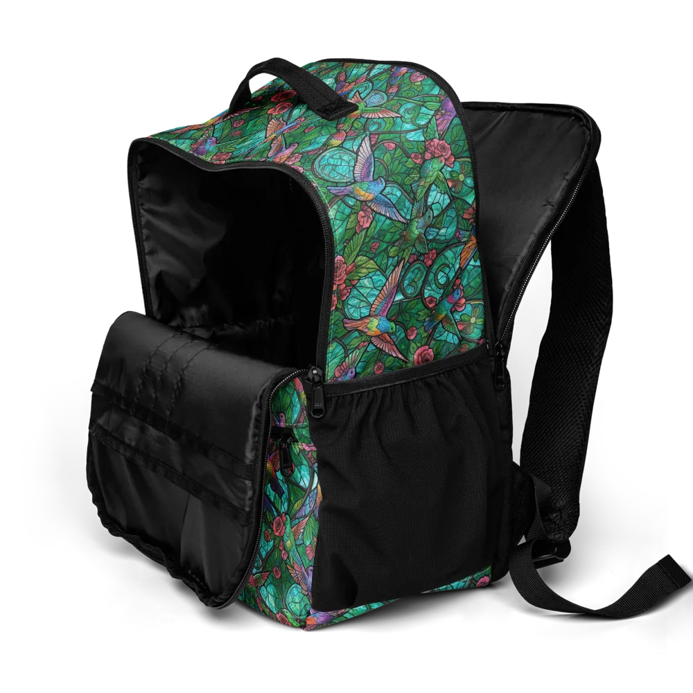 Jewelwing Garden on Utility Backpack — Product details 2