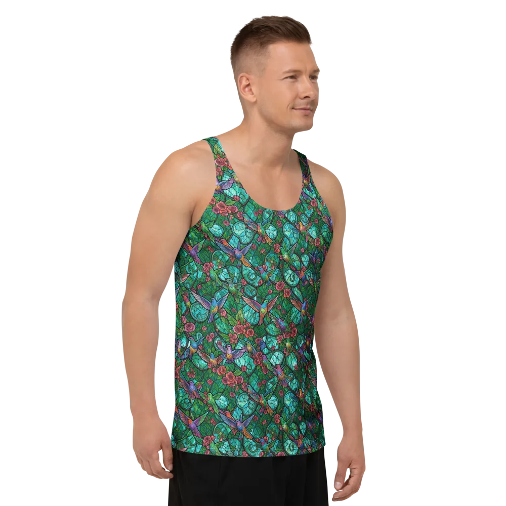 Jewelwing Garden on Men's Tank Top — Right Front