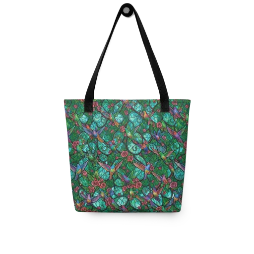Jewelwing Garden on a Tote Bag