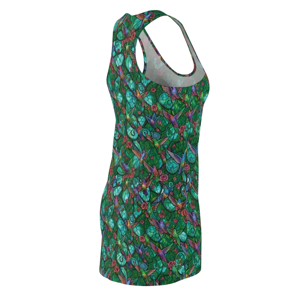 Jewelwing Garden on Racerback Dress — Back Side
