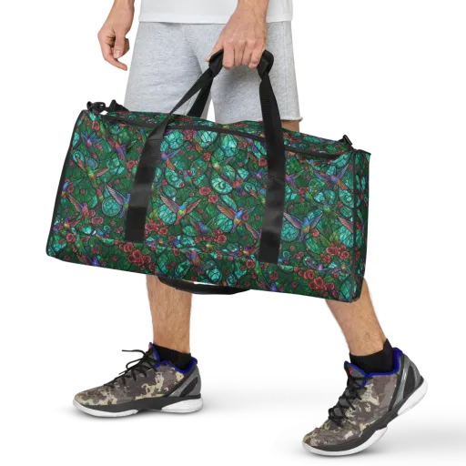 Jewelwing Garden on a Duffle Bag
