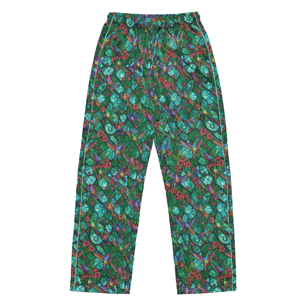 Jewelwing Garden on Women's Pajama Pants — Front
