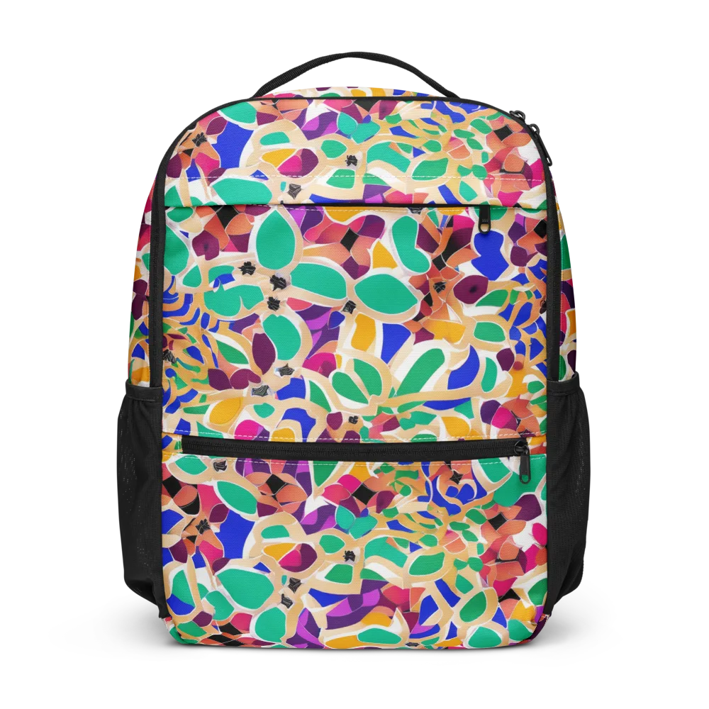 Confetti Bloom on Utility Backpack — Front
