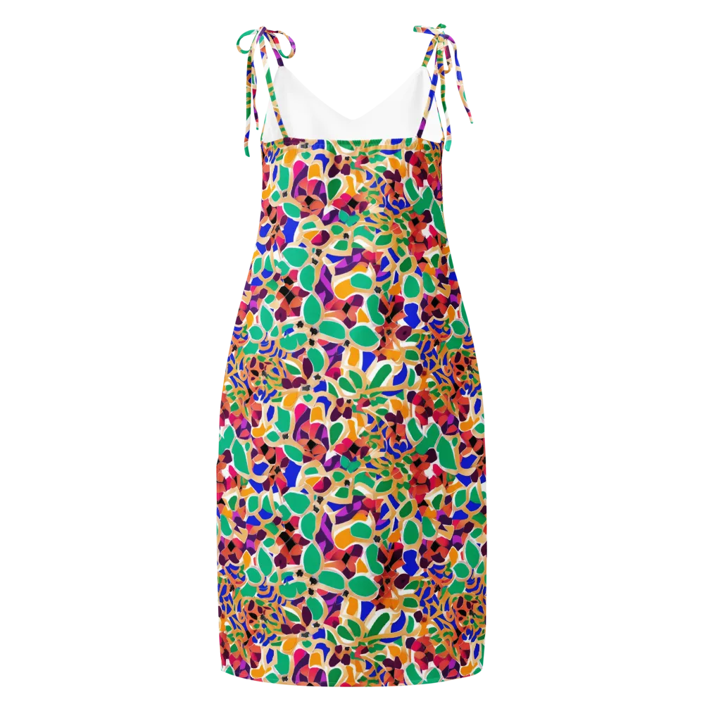 Confetti Bloom on Slip Dress — Back