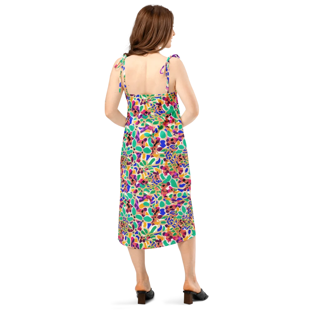 Confetti Bloom on Slip Dress — Back