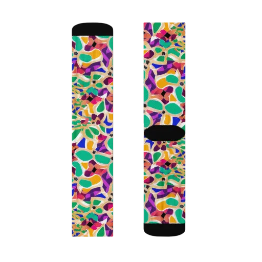 Confetti Bloom on a Socks