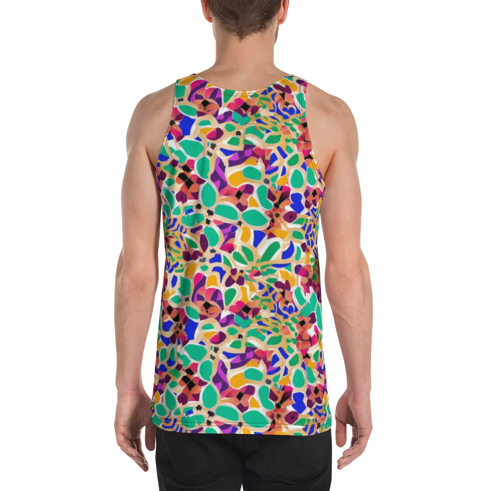 Confetti Bloom on Men's Tank Top — Back