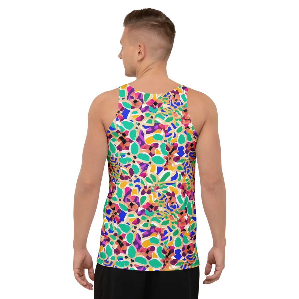 Confetti Bloom on Men's Tank Top — Back