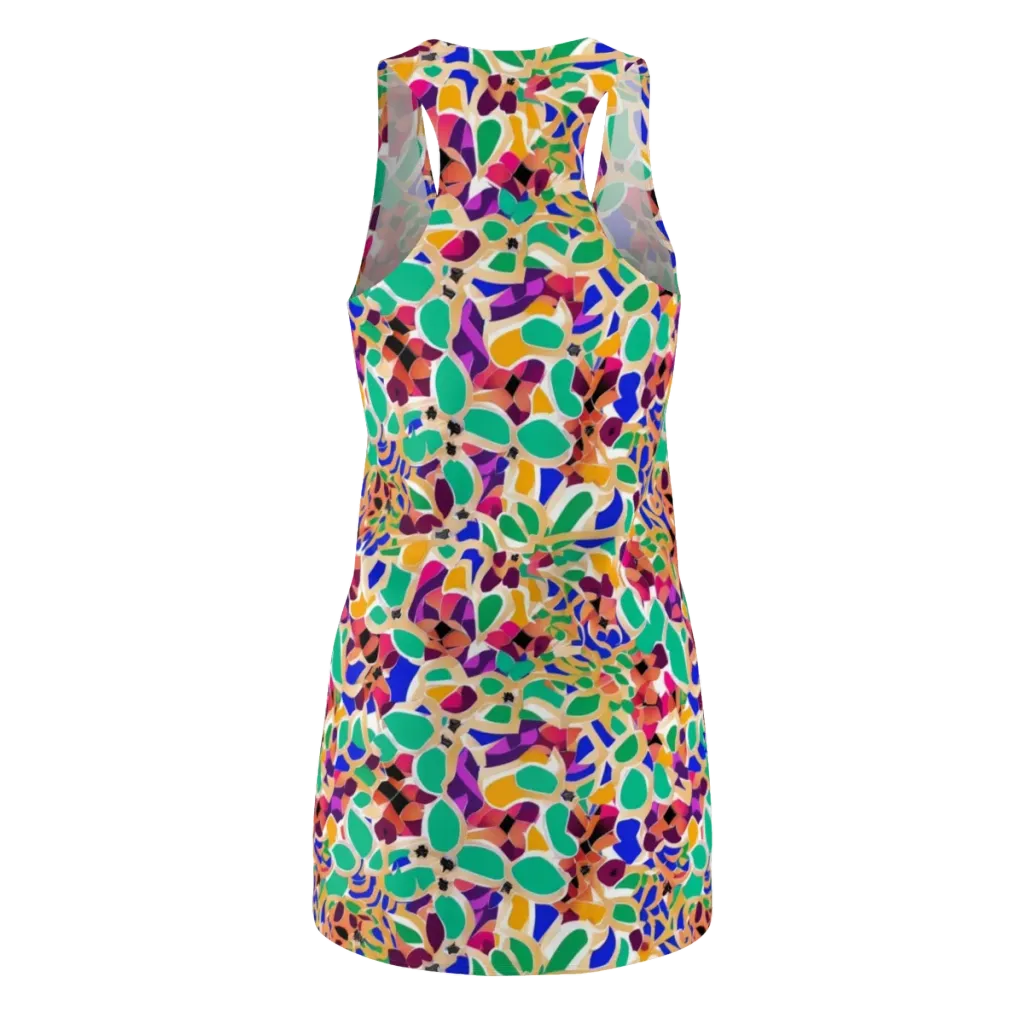 Confetti Bloom on Racerback Dress — Back