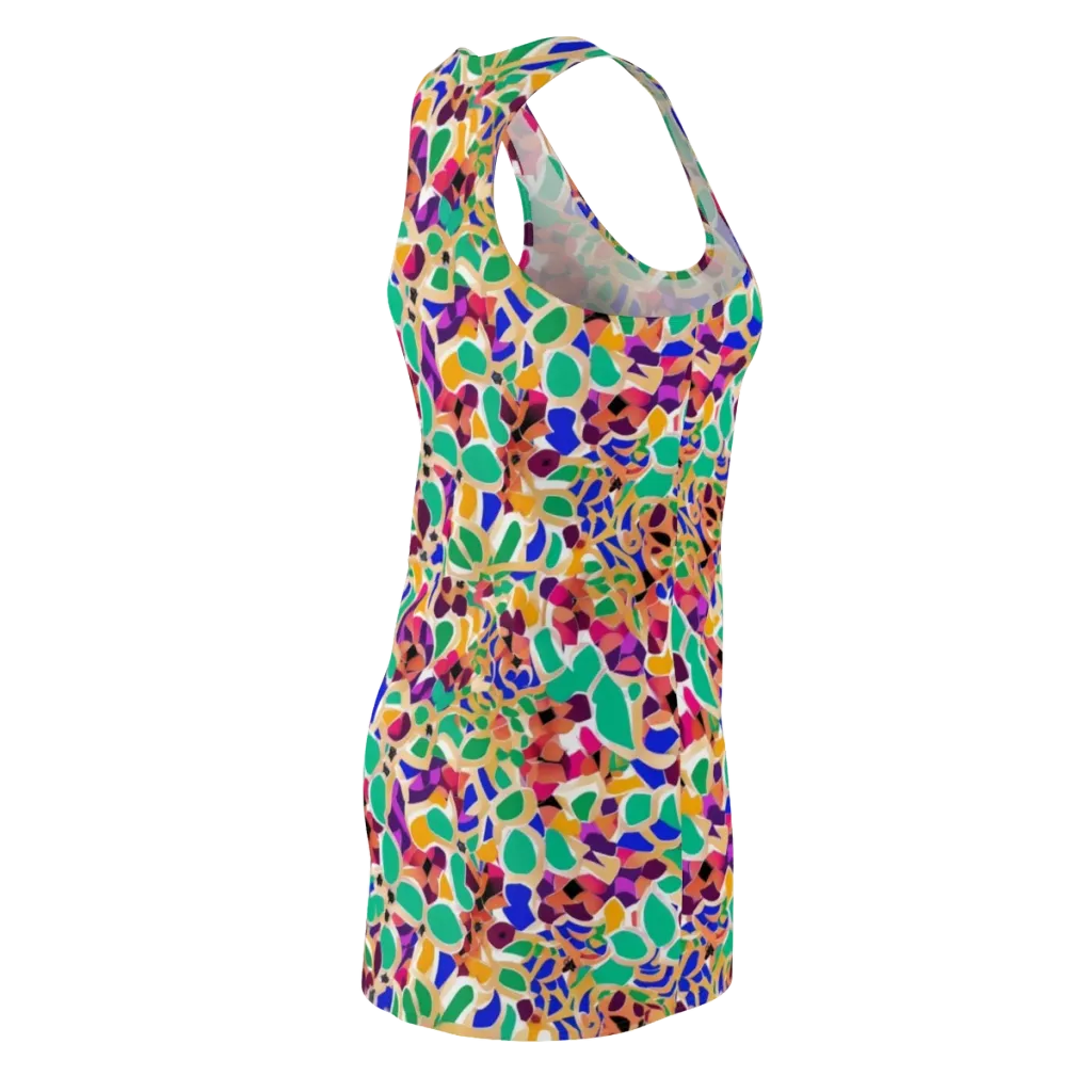 Confetti Bloom on Racerback Dress — Back Side