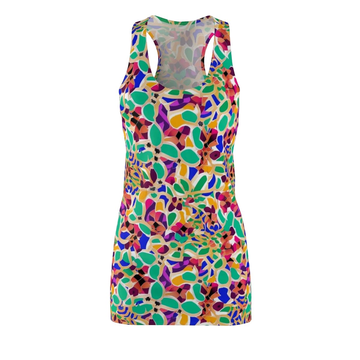 Confetti Bloom on Racerback Dress — Front