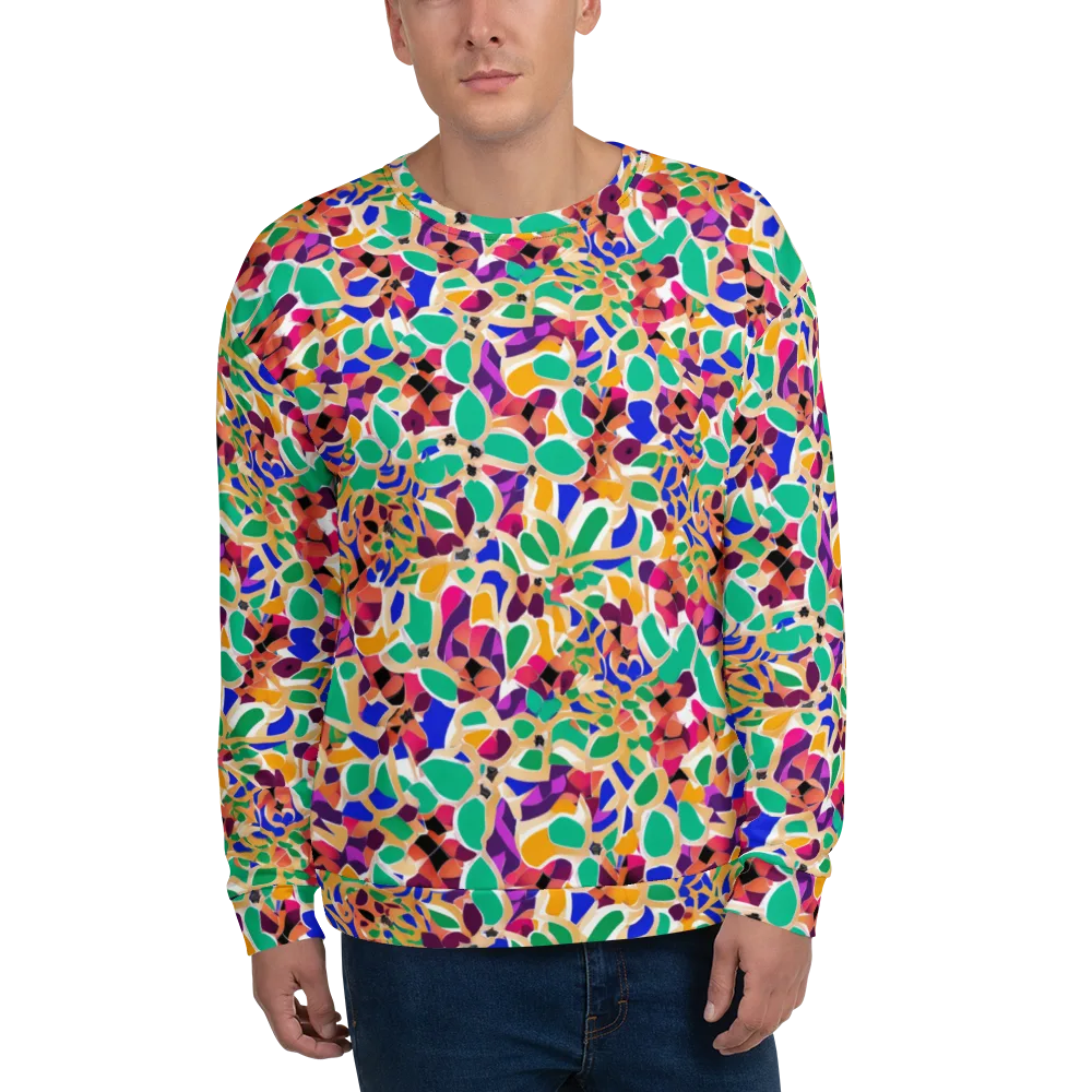Confetti Bloom on Sweatshirt — Front