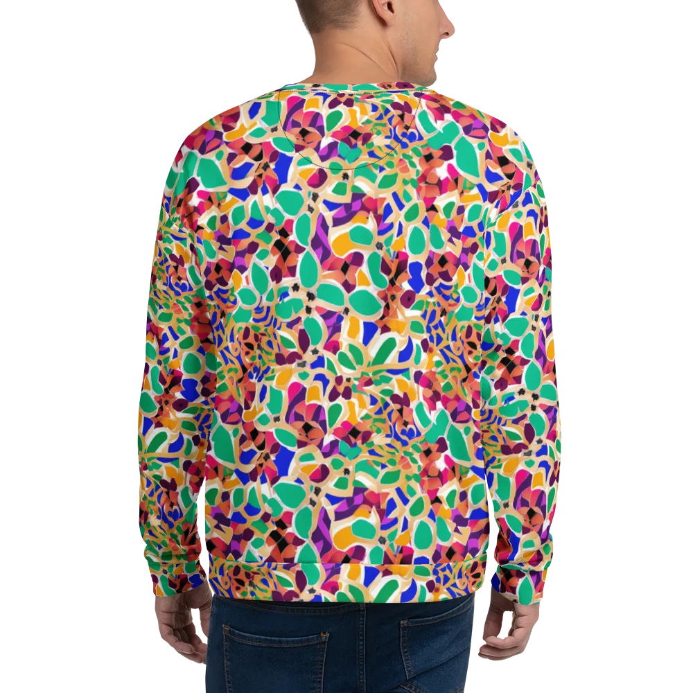 Confetti Bloom on Sweatshirt — Back