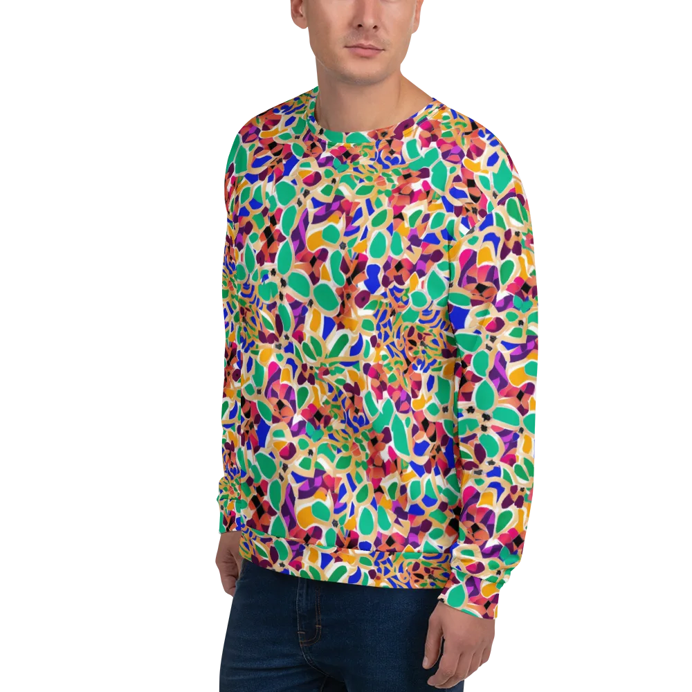 Confetti Bloom on Sweatshirt — Left Front