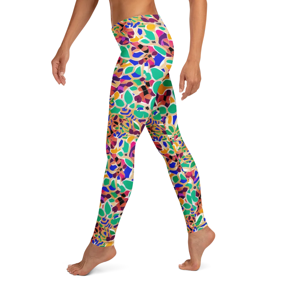 Confetti Bloom on Leggings — Left
