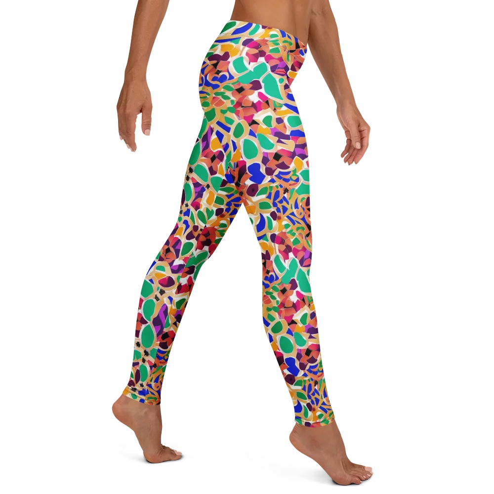 Confetti Bloom on Leggings — Right