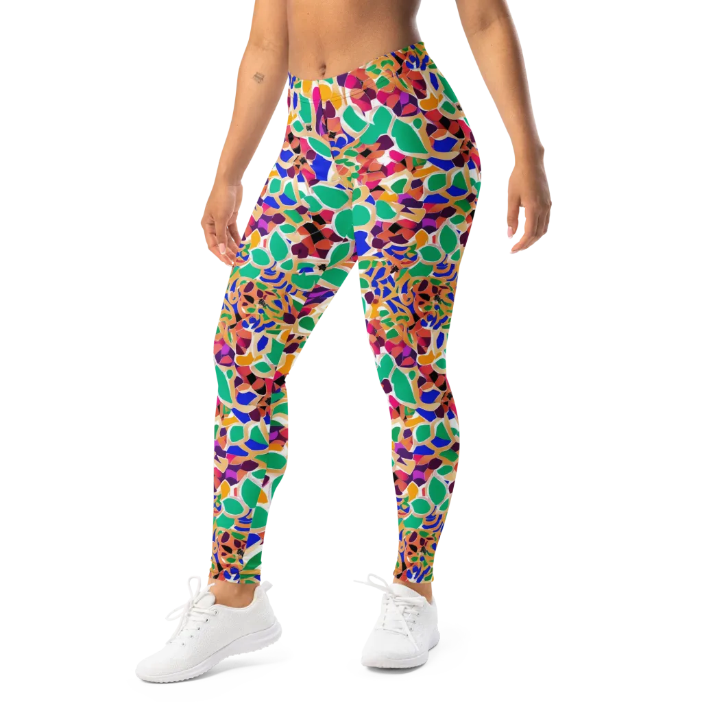 Confetti Bloom on Leggings — Left Front