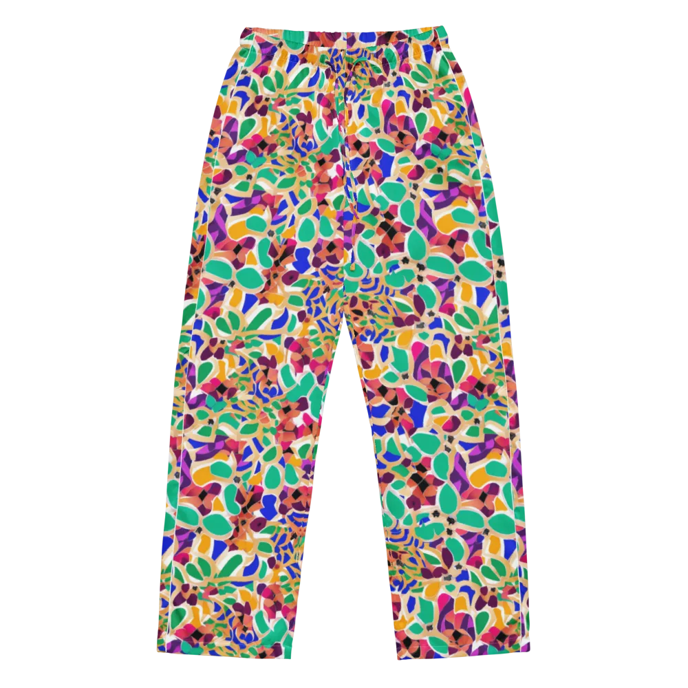 Confetti Bloom on Women's Pajama Pants — Front