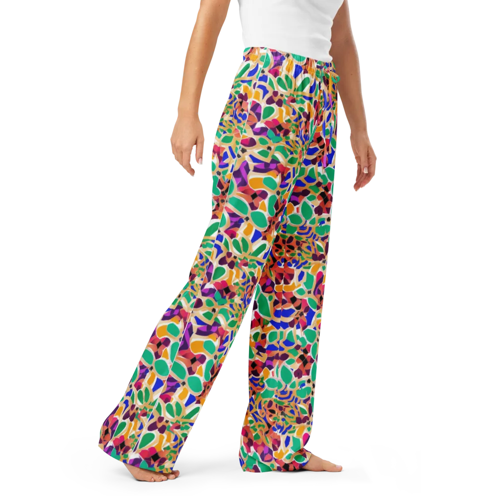 Confetti Bloom on Women's Pajama Pants — Right Front