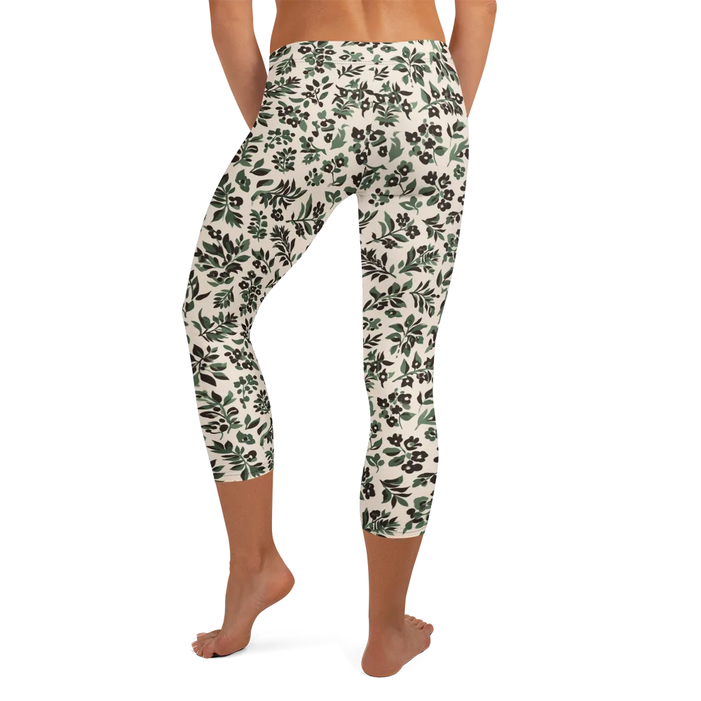 Verdant Ink on Capri Leggings — Back